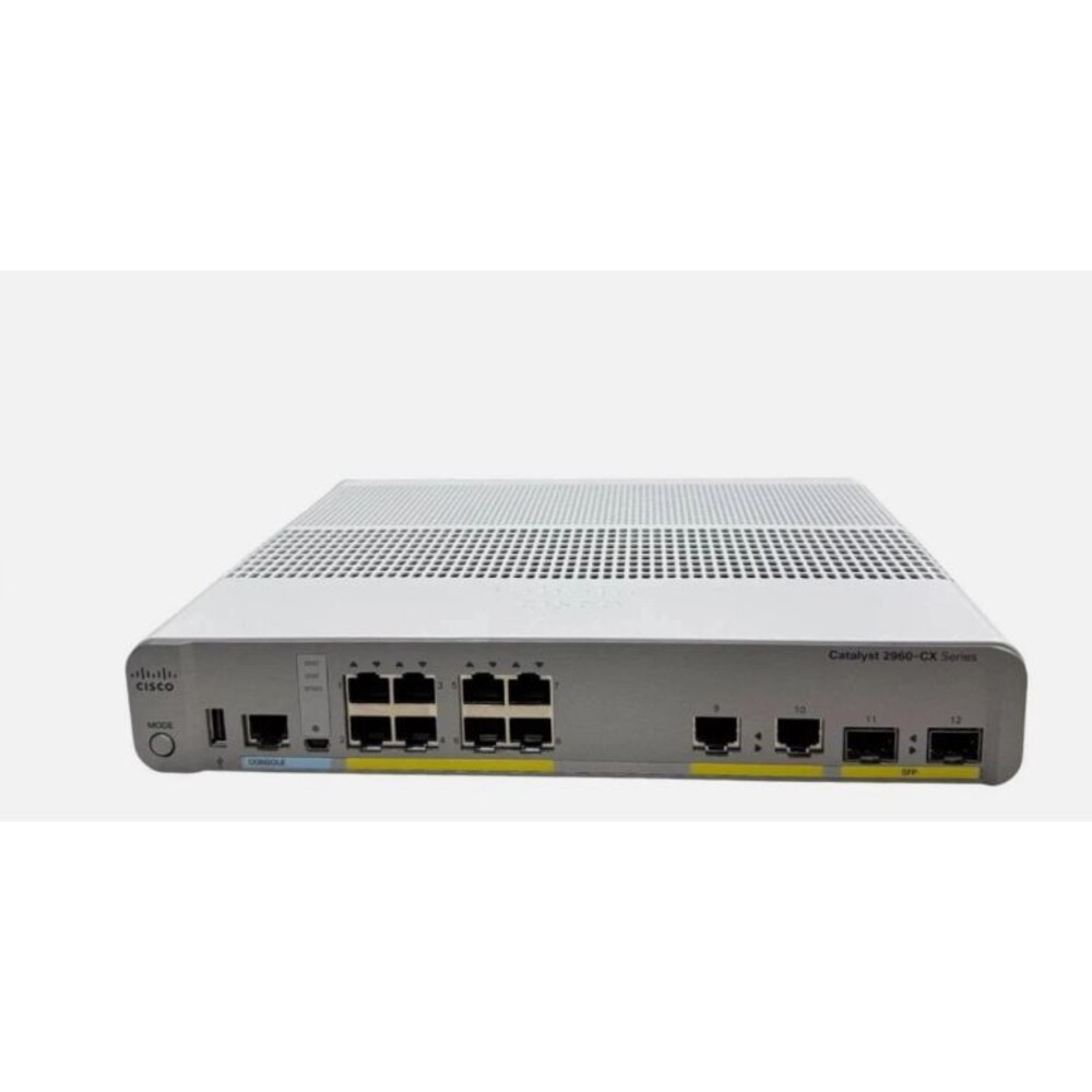 Cisco WS-C3560CX-8TC Catalyst 3560-CX 8 Port Switch Power On